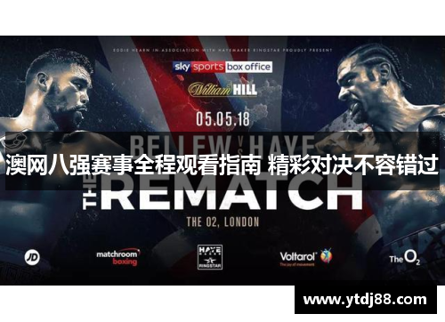 澳网八强赛事全程观看指南 精彩对决不容错过